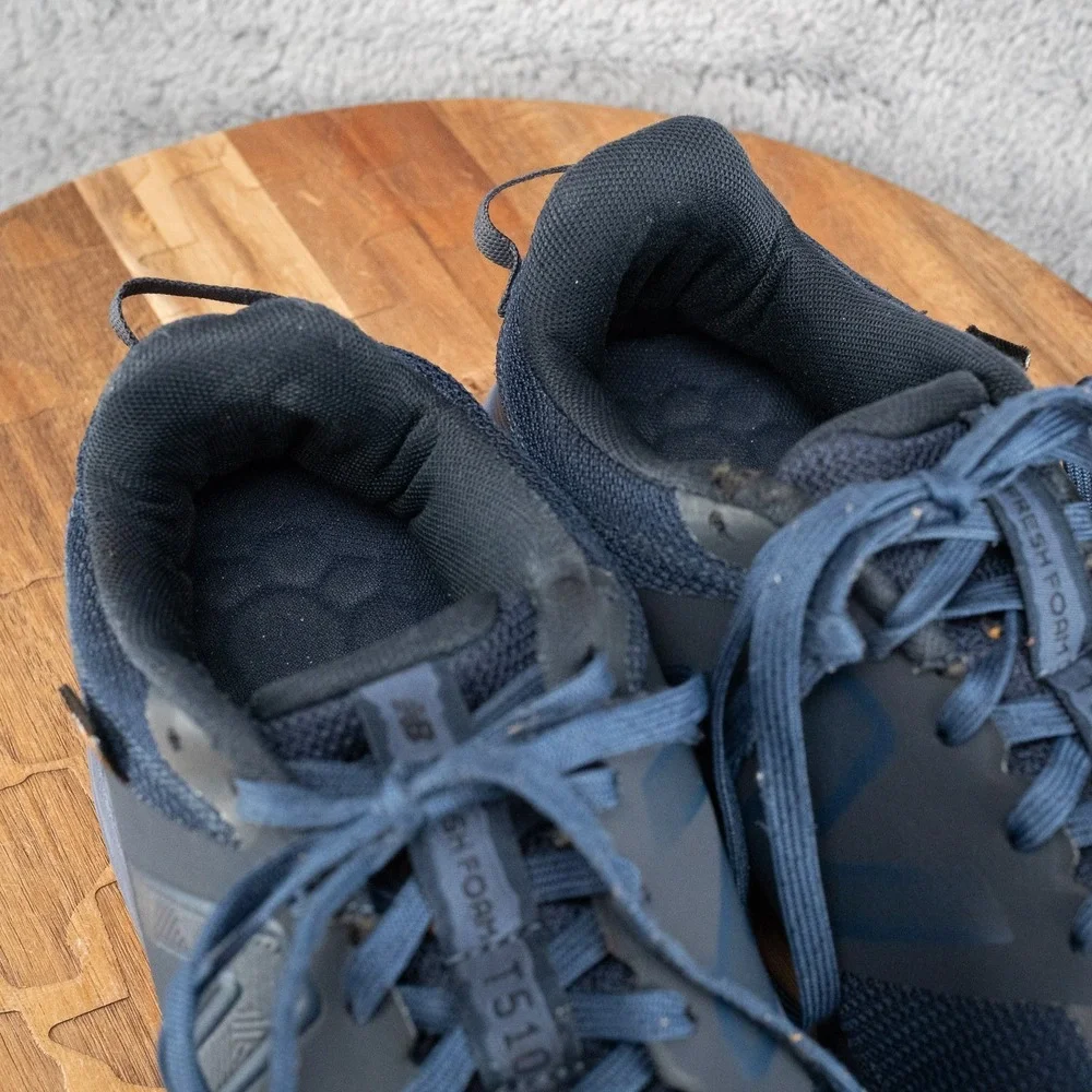 NEW BALANCE FRESH FOAM 510 v6 Trail MT510ON6 Cordura Shoes Navy Size 8.5 4 E